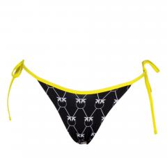PINKO Slip Bikini Donna Cantante Stampa Love Birds Colore Nero