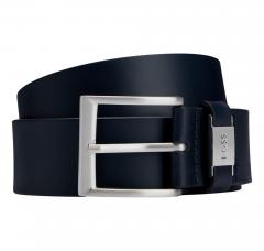 BOSS Cintura Connio in Pelle Brandizzato Sul Passante 50475116 Blu
