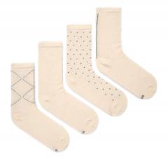 BOSS Calze Donna Altezza Regolare In Confezione Regalo Da Quattro Taglia Unica 36/42 50524388 Beige