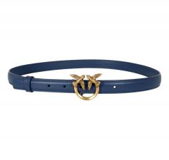 PINKO Cintura Donna Love Berry H2 Belt Vit Seta 100143 Colore Blu Indaco G08Q