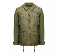 AERONAUTICA MILITARE Field Jacket Uomo In Cotone AB3044UCT04233 Colore Verde Militare