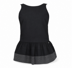 BOSS Top Donna In Cotone Con Balze C Idil 50559086 Colore Nero