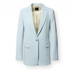 BOSS Blazer Donna Regular Fit in Crepe Elasticizzato C Jabla3 50549396 Colore Celeste