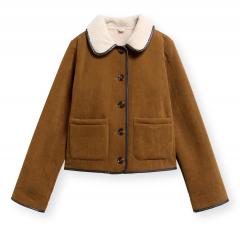 BARBOUR Giacca Donna in Pile a Coste con Ecopelliccia Penny LCA0423BR31 Beige