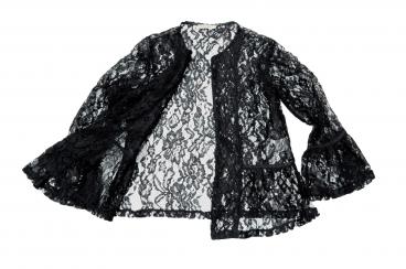 LISA KOTT SPOLVERINO IN PIZZO DONNA 05154 COLORE NERO LINEA 