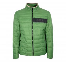 BOSS Giubbotto Uomo Imbottito Idrorepellente Con Banda Con L
