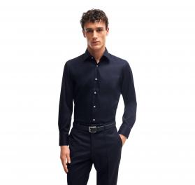 BOSS Camicia Regular Fit In Popeline Di Cotone Facile Stiro 