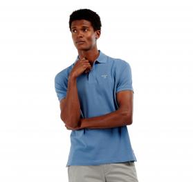 BARBOUR Polo Uomo Tartan Pique MML0012BU27 Colore Blu Chiaro