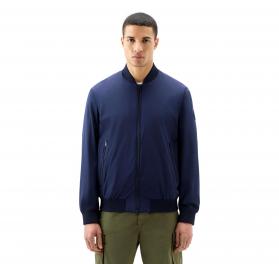 WOOLRICH Bomber in Nylon Elasticizzato Con Finitura Opaca cf