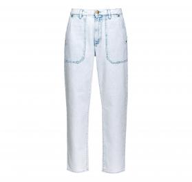 PINKO Jeans Donna Cloe Chino Denim Snow Wash PJQ Colore Deni