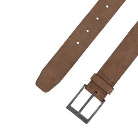 BOSS Cintura Uomo In Pelle Scamosciata Fibbia Con Logo Model