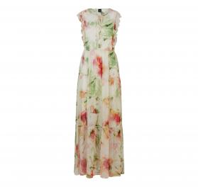 BOSS Abito Donna Con Stampa In Crepe Stropicciato Con Dettag