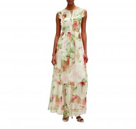 BOSS Abito Donna Con Stampa In Crepe Stropicciato Con Dettag
