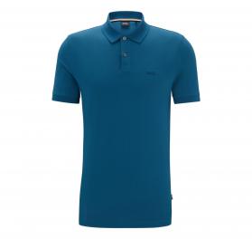BOSS Polo Uomo In Cotone Biologico Con Logo Ricamato PALLAS 
