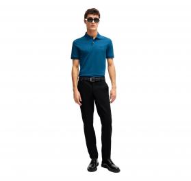 BOSS Polo Uomo In Cotone Biologico Con Logo Ricamato PALLAS 