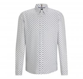 BOSS Camicia Uomo Regular Fit Tessuto Oxford Stampato Modell