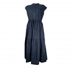 WOOLRICH Vestito Donna in popeline di puro cotone con balze