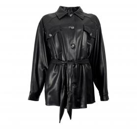 LISA KOTT Giacca Donna In Similpelle LK2052 Colore Nero