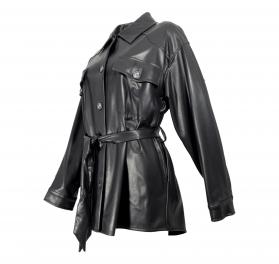 LISA KOTT Giacca Donna In Similpelle LK2052 Colore Nero