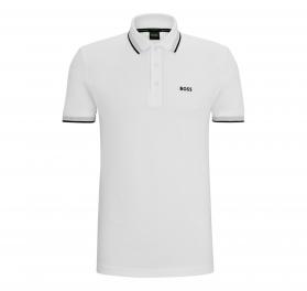 BOSS Polo Uomo Con Dettagli e Logo Contrasto Modello 5046905