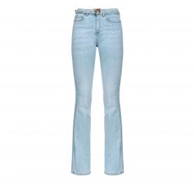 PINKO Jeans Donna Stretch Flora Flare PJN Colore Lavaggio Bl