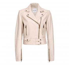 PINKO Giacca Biker Donna In Nappa Chiodo Sensibile In Pelle 