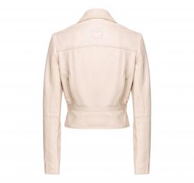 PINKO Giacca Biker Donna In Nappa Chiodo Sensibile In Pelle 