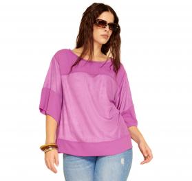 LISA KOTT Blusa Donna Con Manica A Tre Quarti LK9208 Colore 
