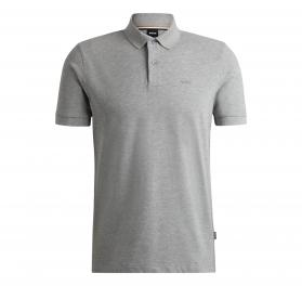 BOSS Polo Uomo In Cotone Biologico Con Logo Ricamato PALLAS 