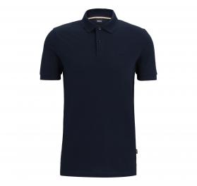 BOSS Polo Uomo In Cotone Biologico Con Logo Ricamato PALLAS 