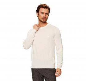 HUGO BOSS Maglia Uomo Girocollo In Pura Lana BOTTO-L 5047636