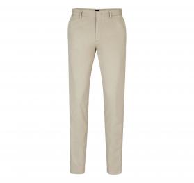 BOSS Pantalone Uomo Chino Slim Fit in Gabardine di Cotone El