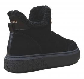 PINKO Stivali Donna In Pelle e Pelliccia Sintetica Bootie Co