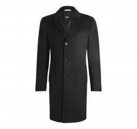 BOSS Cappotto Uomo Slim Fit in Lana vergine e Cashmere Model
