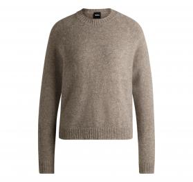 BOSS Maglione Donna Girocollo Febisan 50478315 Colore Grigio