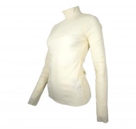 BOSS Maglia Donna Con Collo a Lupetto In Mesh Effetto Vellut