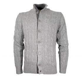CASHMERE COMPANY Cardigan Trecce In Cashmere e Lana 1213 IU2