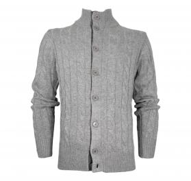 CASHMERE COMPANY Cardigan Trecce In Cashmere e Lana 1213 IU2