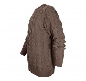 CASHMERE COMPANY Maglia a Treccia Uomo Cashmere e Lana IU721