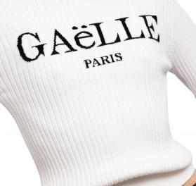 GAELLE PARIS Pullover Donna Girocollo Con Logo Boucler GAABW