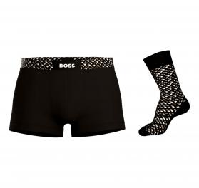 BOSS Calze e Boxer Uomo in Confezione Modello Trunk e Sock 