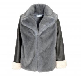 KAOS Ecopelliccia Donna QI1LE023 Colore Grigio