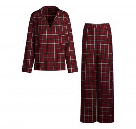 BOSS Pigiama Donna Holiday_Long Set  50527259  605 Rosso scu