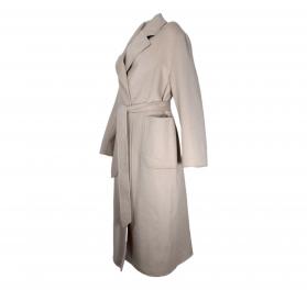 KAOS Cappotto Donna Cinturato QI1NT033 Colore Avorio