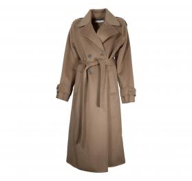 KAOS Cappotto Donna Cinturato Doppiopetto QI1NT036 Colore To