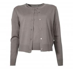KAOS Completo Donna Maglia Aperta Con T-shirt Manica Corta Q