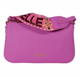 GAELLE PARIS Borsa Donna Mini Shoulder Strap Logo In Metallo