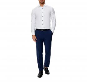 BOSS Camicia Uomo Slim Fit In Twill Di Cotone Elasticizzato 