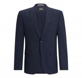 BOSS Giacca Uomo Slim Fit in Lana Vergine Elasticizzata H-Hu