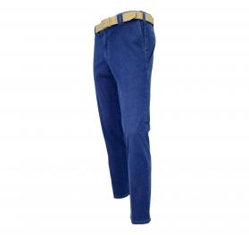 MEYER Jeans Uomo Modello Oslo 1-4108/17 Chino In Denim Ultra
